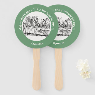 Leque Alice no Partido das Maravilhas - Festa do Chá de 