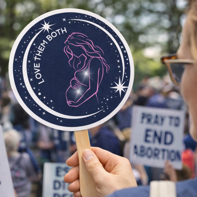 Leque Ame a Ambos Igreja ou Evento Pró-Vida (Criador carregado)