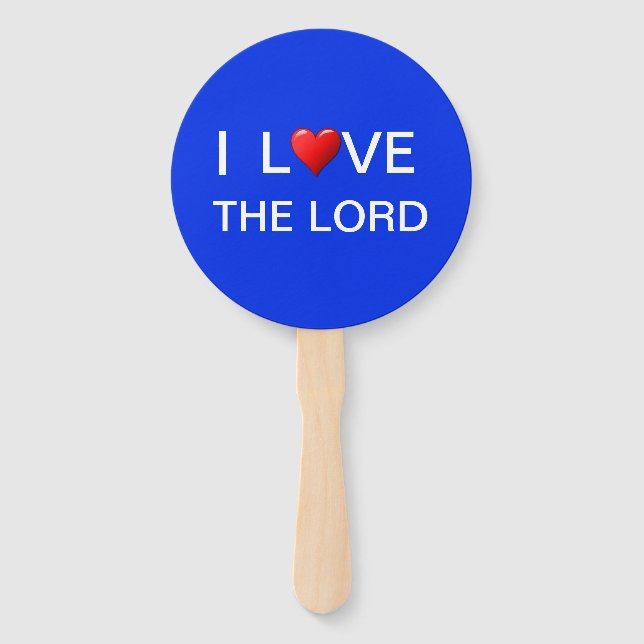 Leque Amo o senhor (Frente)