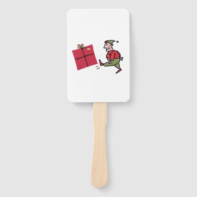 Leque Angry Elf rectangle hand fans (Frente)