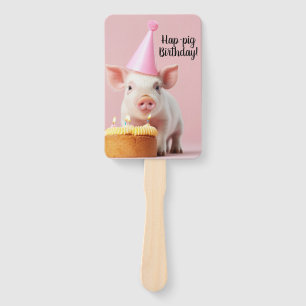 Leque Aniversário de porco!