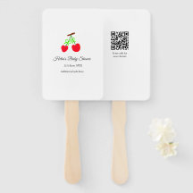 arco verde-cereja adicionado nome chá de fraldas d