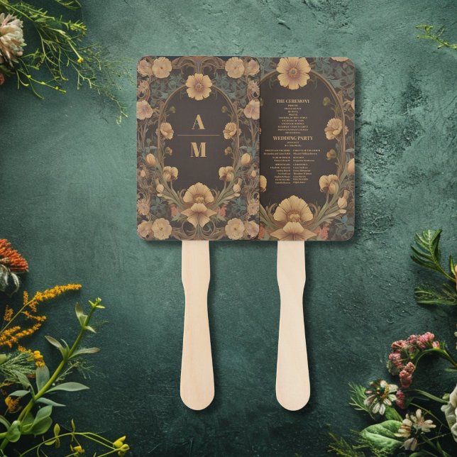 Leque Arte Floral Decorativa Nouveau Casamento (Criador carregado)