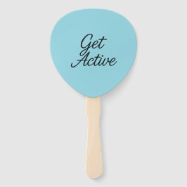 Leque Ativo - Ventilador de Mão Motivacional