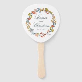 Leque Autumn Floral e Photo Wedding