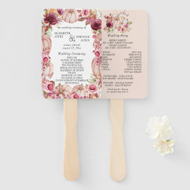 Leque Autumn Pumpkin Pink Burgundy