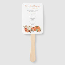 Leque Autumn Pumpkins Florals Wedals