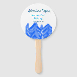 Leque Aventura Azul Aqua inicia montanha primeiro aniver