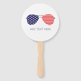 Leque Aviador Patriótico dos EUA - Óculos de sol acresce