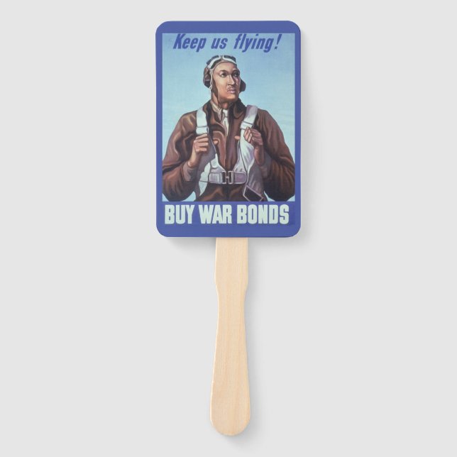 Leque Aviadores negros: Serviço Militar de Combate WW2 d (Frente)