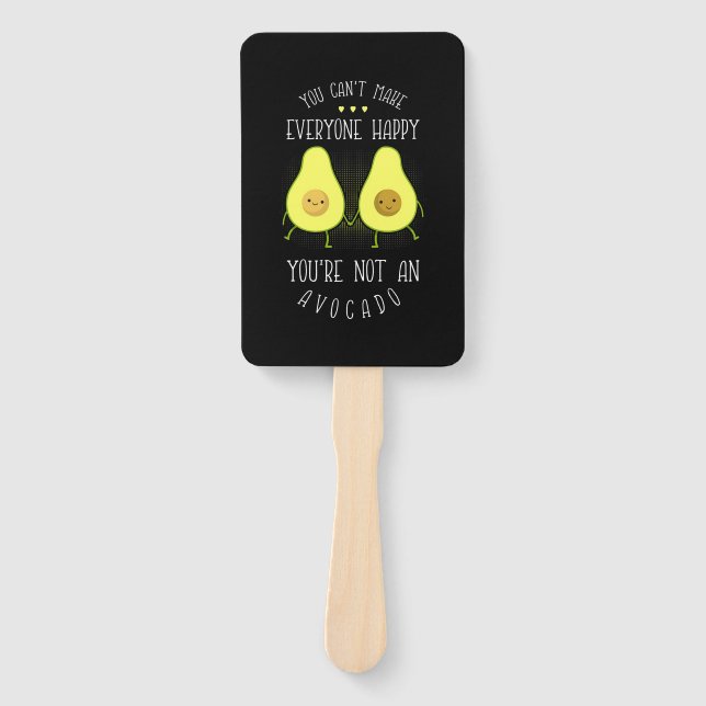 Leque Avocado Pode Fazer Todo Mundo Feliz (Frente)