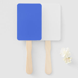 Leque Azul Real Personalizado + Ventiladores Brancos (Gr