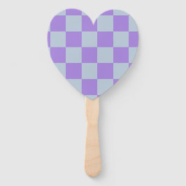 Leque Azul suave e Lavanda verificados