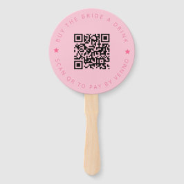 Leque Bachelorette Comprar A Noiva Um Código QR Rosa