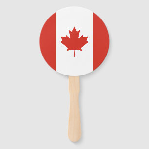 Leque Bandeira Canadense Patriota