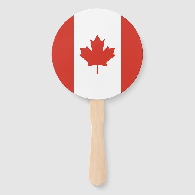 Leque Bandeira Canadense Patriota (Frente)