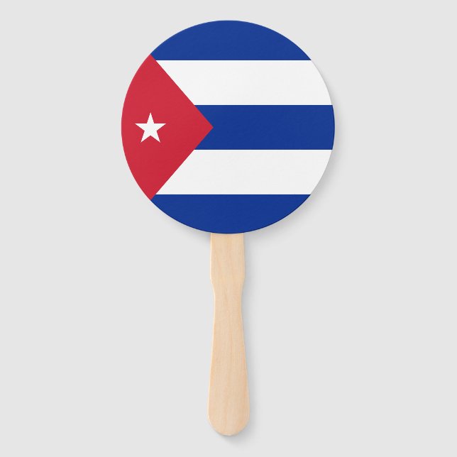 Leque Bandeira Cuba (Frente)