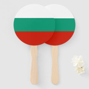 Leque Bandeira da Bulgária