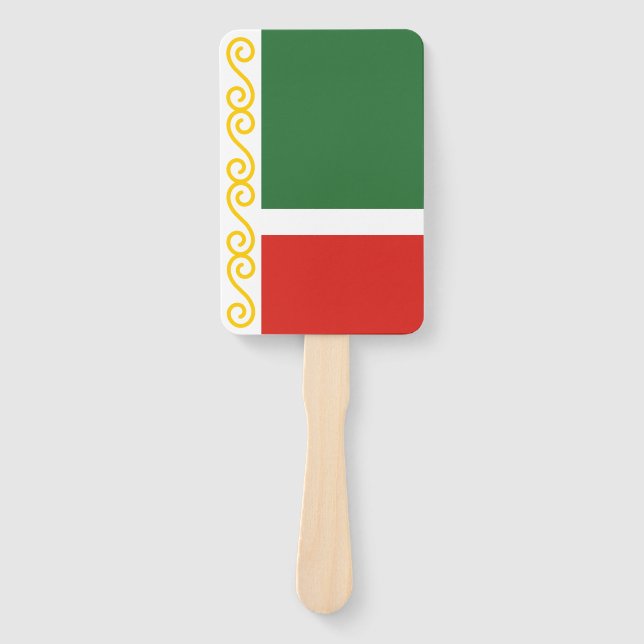 Leque Bandeira da Chechênia (Frente)