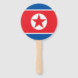 Leque Bandeira da Coreia do Norte