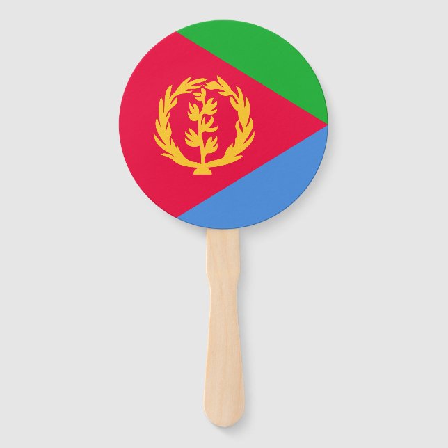 Leque Bandeira da Eritreia (Frente)