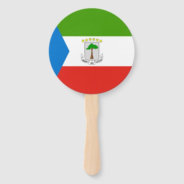 Leque Bandeira da Guiné Equatorial (Frente)