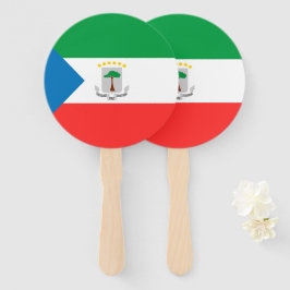 Leque Bandeira da Guiné Equatorial