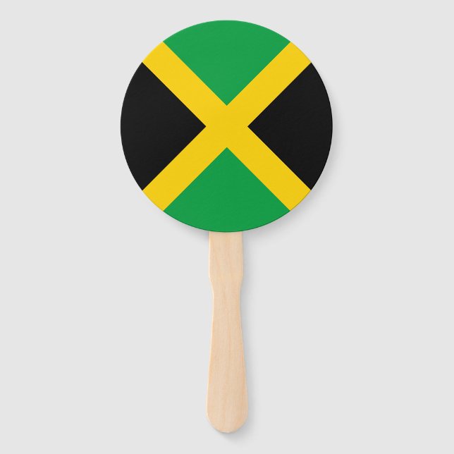 Leque bandeira da Jamaica (Frente)