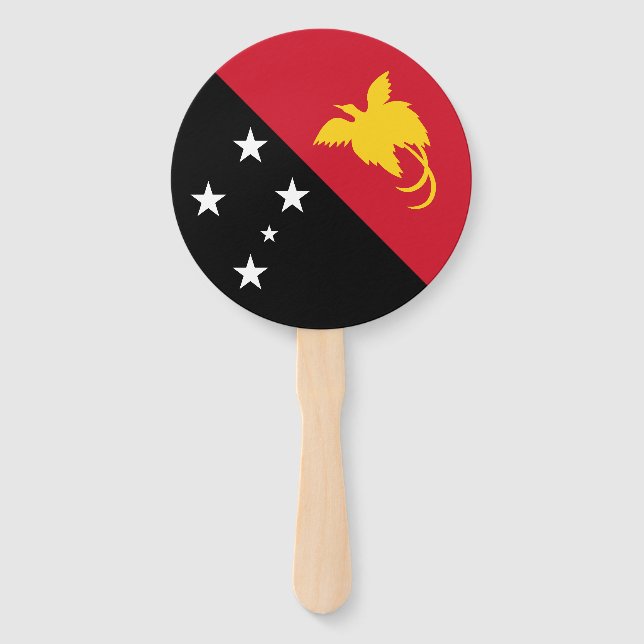 Leque Bandeira da Papua-Nova Guiné (Frente)