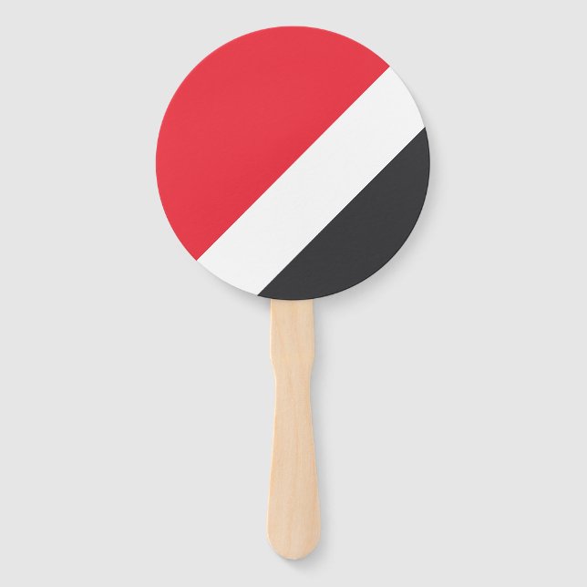 Leque Bandeira da Principado de Sealand (Frente)