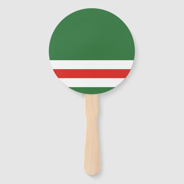 Leque Bandeira da República Chechena de Ichkeria Conjunt (Frente)