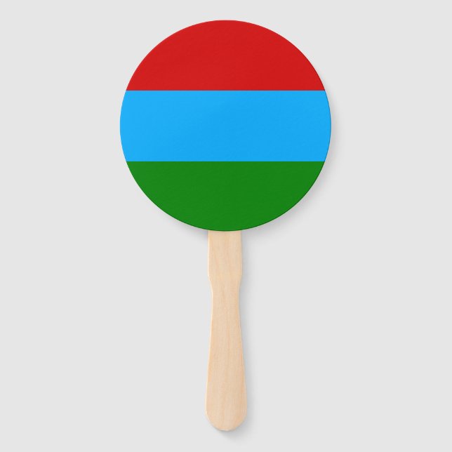 Leque Bandeira da República da Carélia (Frente)