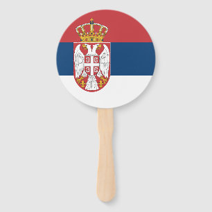 Leque Bandeira da Sérvia