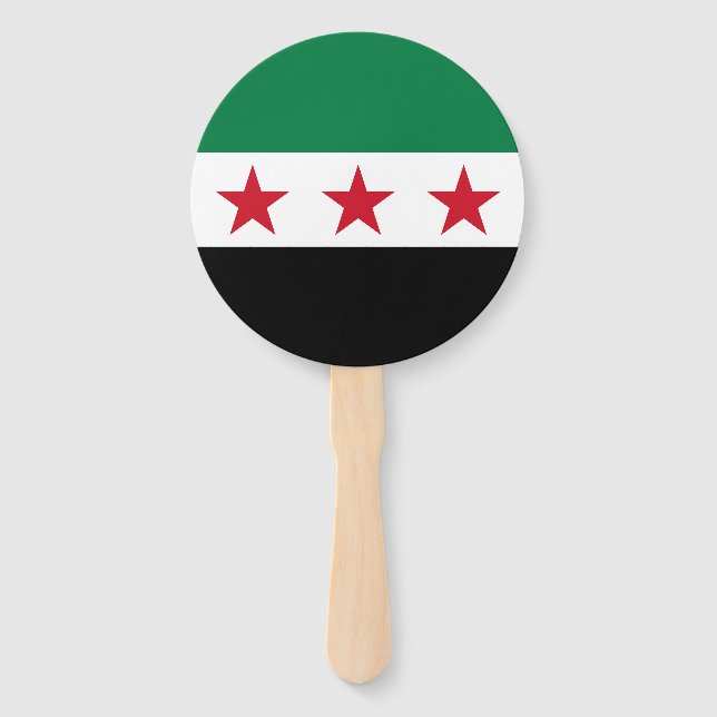 Leque Bandeira da Síria (Frente)
