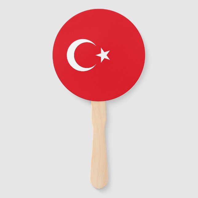 Leque Bandeira da Turquia (Frente)