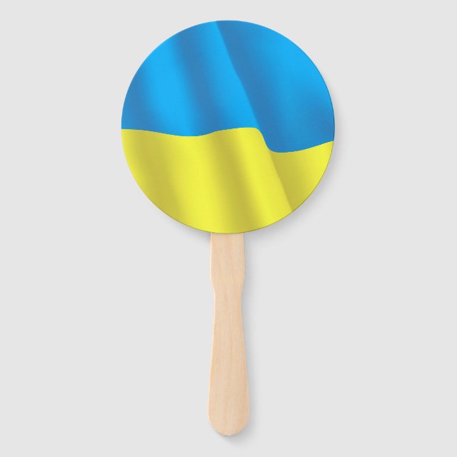 Leque Bandeira da Ucrânia (Frente)