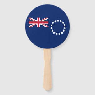 Leque Bandeira das Ilhas Cook