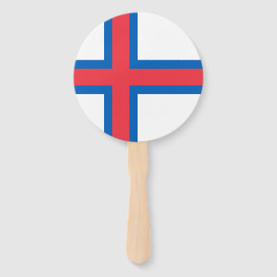 Leque Bandeira das Ilhas Faroé