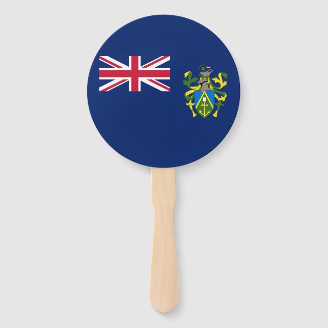 Leque Bandeira das Ilhas Pitcairn (Frente)
