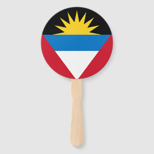 Leque Bandeira de Antígua e Barbuda Conjunto de Ventila