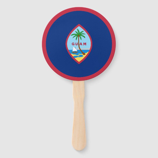 Leque Bandeira de Guam (Frente)
