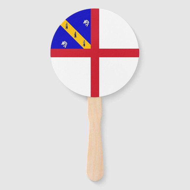 Leque Bandeira de Herm (Frente)