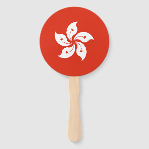 Leque Bandeira de Hong Kong
