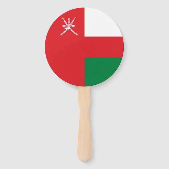 Leque Bandeira de Omã (Frente)