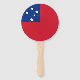 Leque Bandeira de Samoa