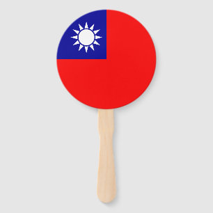 Leque Bandeira de Taiwan