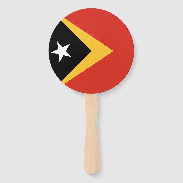 Leque Bandeira de Timor Leste (Frente)
