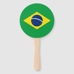 Leque Bandeira do Brasil Patriótico