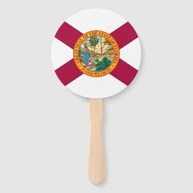 Leque Bandeira do Estado da Flórida (Frente)