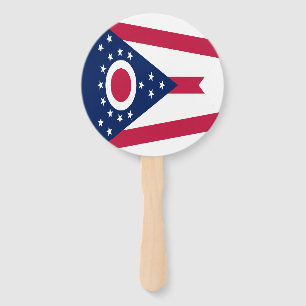 Leque Bandeira do Estado de Ohio